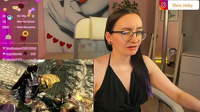 ShiroHeby online show from March 2, 2025, 6:35 pm