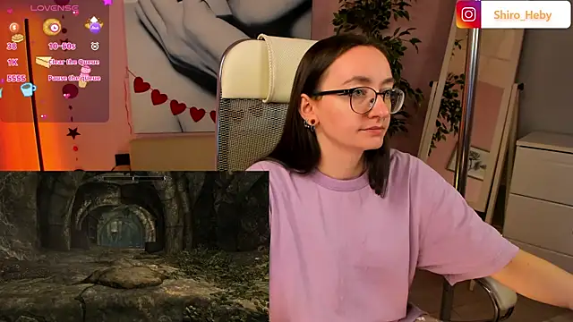 ShiroHeby online show from February 17, 2025, 5:01 pm