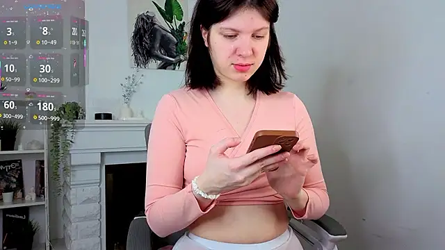 Snapshot of Baby_Evalena chatting on February 24, 2026, 9:10 am Baby Evalena online show from February 24, 2026, 9:10 am