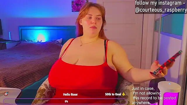 courteous raspberrry online show from January 25, 2025, 6:45 am