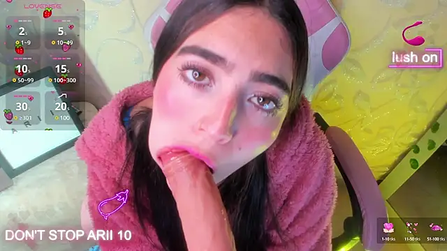 Arii vega  online show from March 7, 2025, 11:49 pm