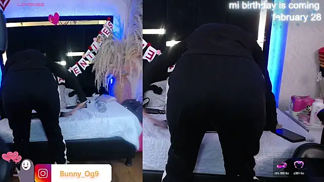 Bunny O online show from February 16, 2026, 11:24 pm