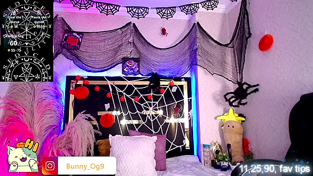 Bunny O online show from November 6, 2025, 8:24 pm