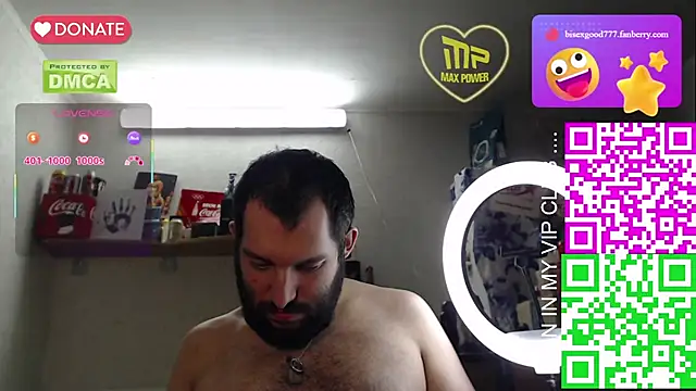 BISEXGOOD777 online show from November 7, 2025, 8:13 pm