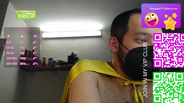 BISEXGOOD777 online show from September 29, 2025, 1:50 pm