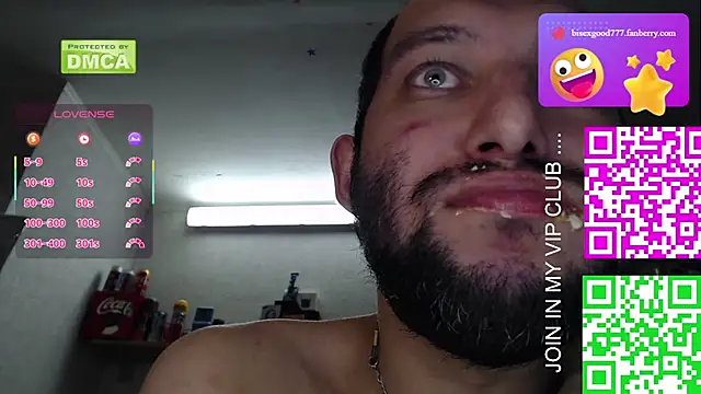 BISEXGOOD777 online show from October 2, 2025, 8:23 pm