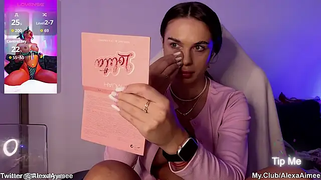 AlexaAimee online show from October 6, 2025, 7:47 pm