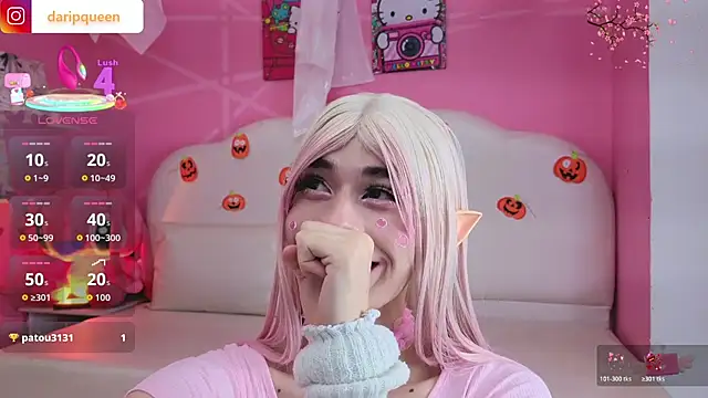 DaripQueen online show from October 23, 2025, 2:27 pm