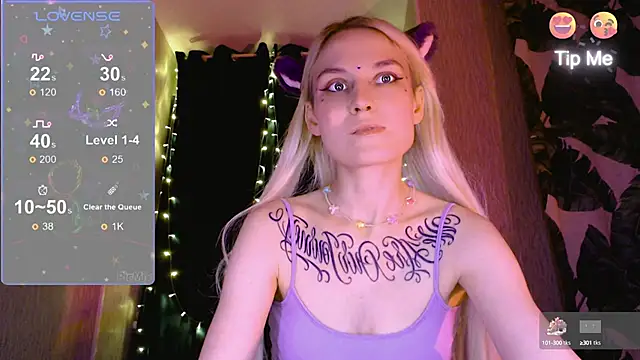 mischellemeow13 online show from September 10, 2025, 2:54 am