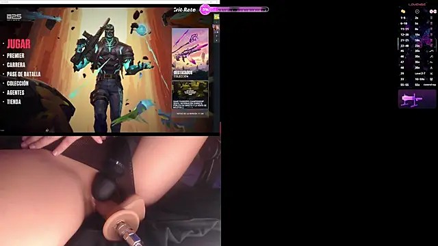 LunaAridi online show from October 18, 2025, 1:02 pm