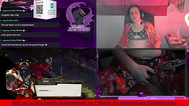 Rae-Suon online show from March 9, 2025, 6:28 am