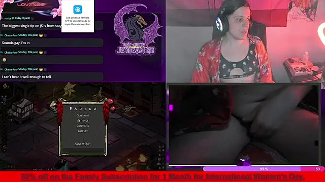 Rae-Suon online show from March 10, 2025, 10:13 pm