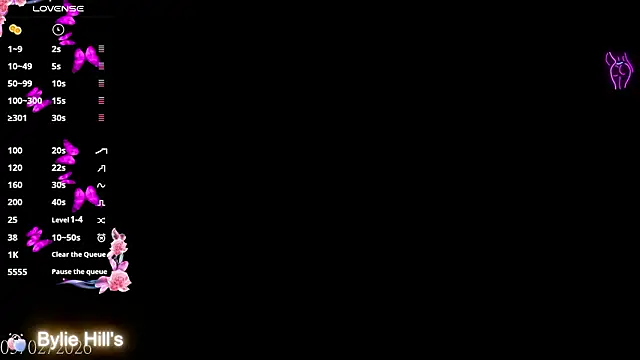 Snapshot of Bylie_Hills chatting on February 3, 2026, 8:58 pm Bylie Hills online show from February 3, 2026, 8:58 pm