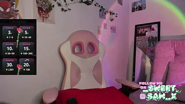 sweet Samx online show from March 17, 2025, 5:45 am