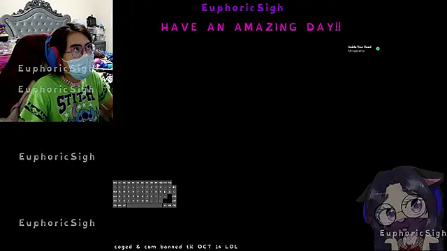 Snapshot of EuphoricSigh chatting on July 14, 2026, 4:39 am EuphoricSigh online show from July 14, 2026, 4:39 am
