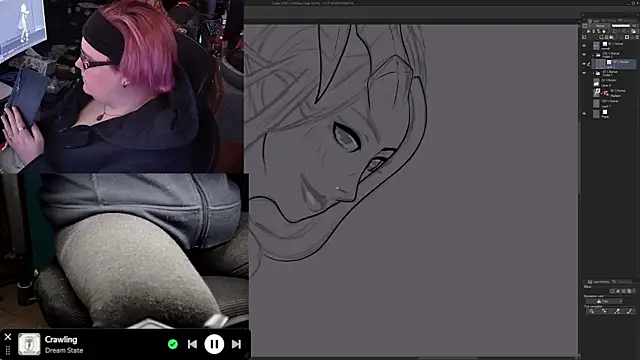 LadyLunakiri online show from January 10, 2025, 2:57 am