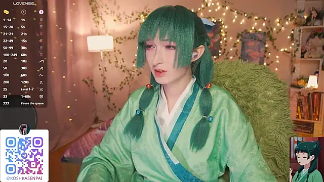 koshkasenpai online show from January 8, 2026, 4:57 pm