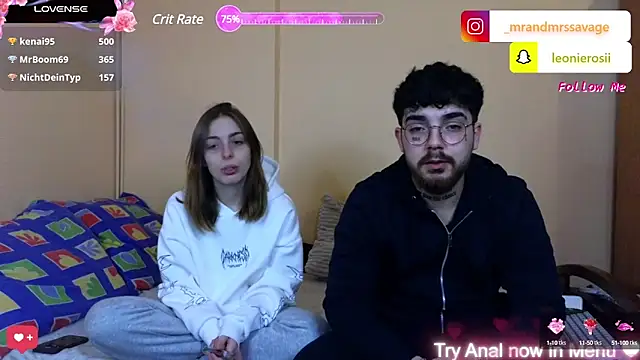 MrAndMrsSavage online show from February 12, 2025, 9:22 pm