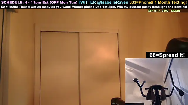 IsabelleRaven online show from September 20, 2025, 11:43 pm