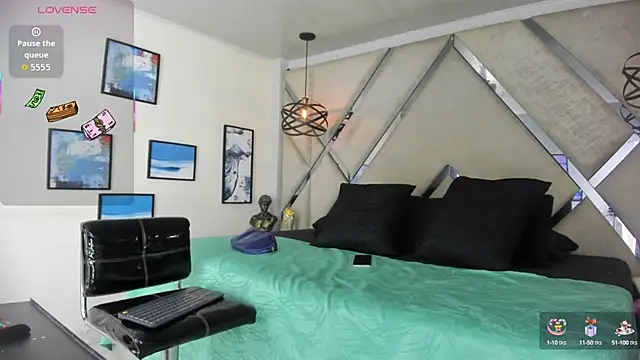 Pandora Rey2 online show from October 10, 2025, 1:34 pm