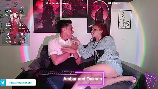 Ambar and daimon  online show from September 12, 2025, 4:40 pm