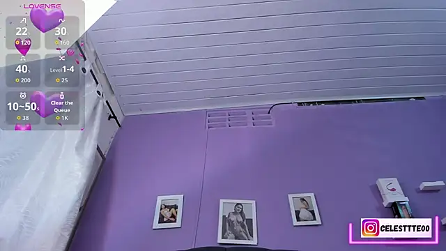 celesstte 00 online show from October 6, 2025, 1:12 pm