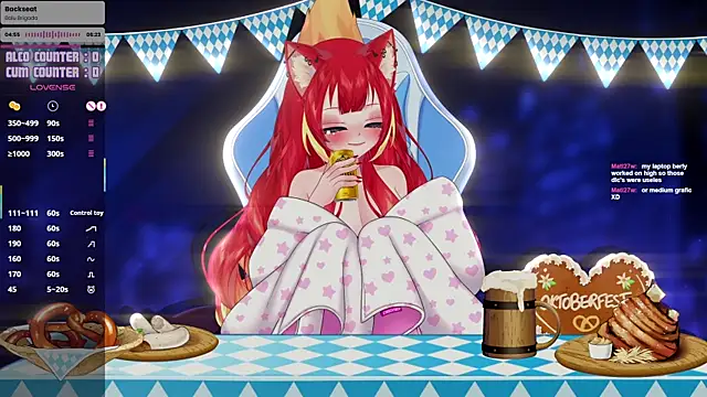 LewdKira VT online show from October 2, 2025, 1:58 pm