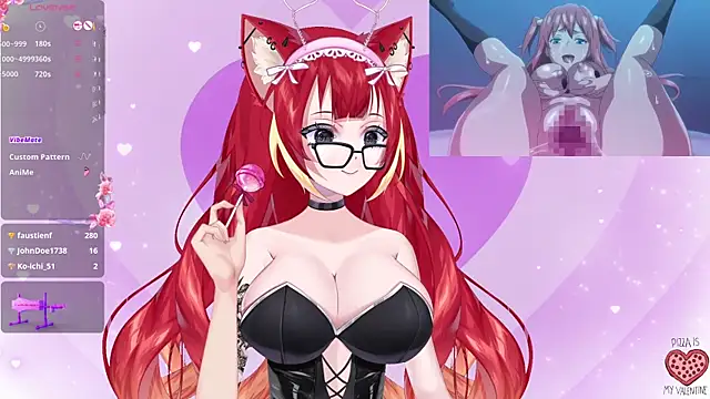 LewdKira VT online show from February 14, 2025, 9:55 am