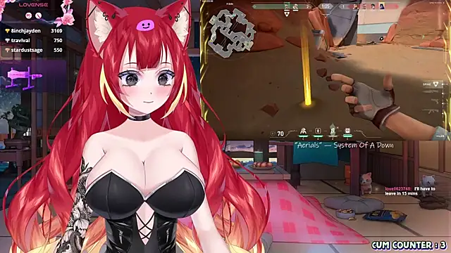 LewdKira VT online show from March 18, 2025, 10:17 am