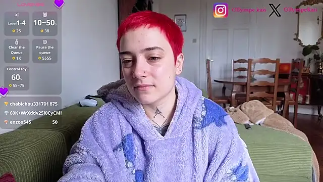 OllympeKaii online show from April 1, 2026, 7:10 am