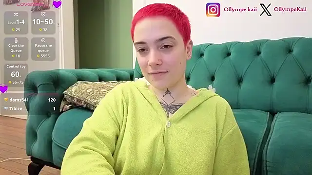 OllympeKaii online show from February 25, 2026, 5:51 am