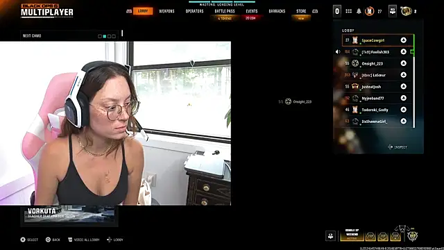 SpaceCowWhore online show from October 13, 2025, 5:36 pm