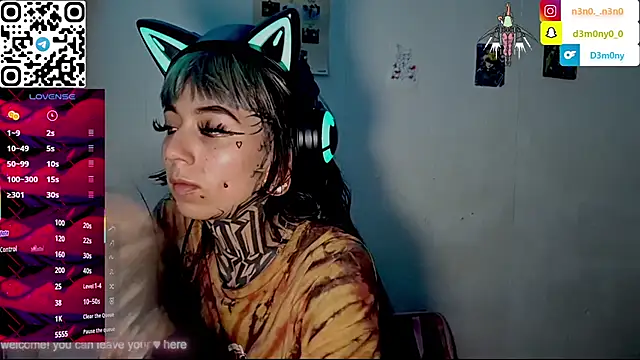 d3m0ny0 0 online show from March 24, 2026, 7:08 am