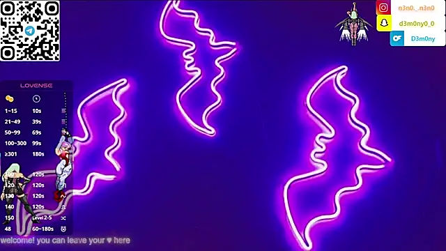 d3m0ny0 0 online show from April 15, 2026, 7:51 pm