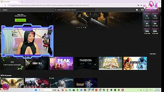 Luna blackk online show from April 12, 2026, 2:15 am