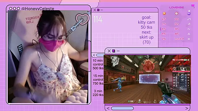 HoneyyCeleste online show from May 27, 2026, 6:26 pm