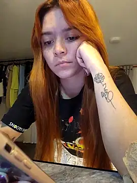 GingerRedxxx online show from March 13, 2026, 3:55 am