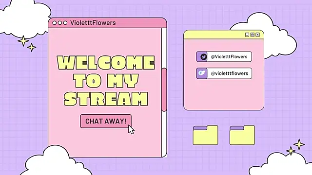 Snapshot of violetttflowers chatting on April 27, 2026, 3:32 pm violetttflowers online show from April 27, 2026, 3:32 pm
