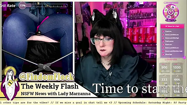 Snapshot of LadyMarzanna chatting on May 16, 2026, 6:34 am LadyMarzanna online show from May 16, 2026, 6:34 am