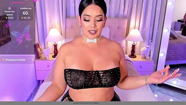 Snapshot of Salmavalentino chatting on February 20, 2026, 2:08 am Salmavalentino online show from February 20, 2026, 2:08 am