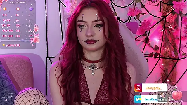 LucyGray online show from October 10, 2025, 3:18 am