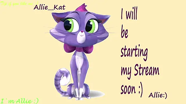 Snapshot of Allie_Kat chatting on May 30, 2026, 6:57 pm Allie Kat online show from May 30, 2026, 6:57 pm