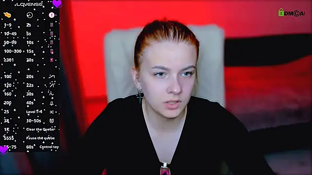 red  dizzy online show from October 10, 2025, 8:20 pm