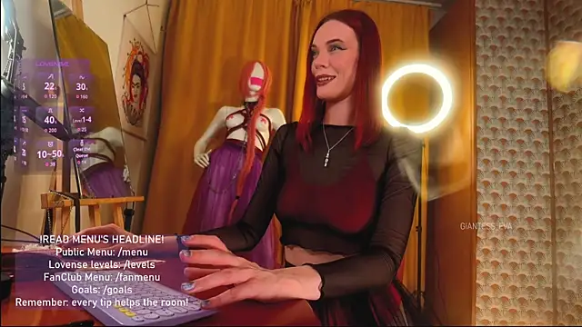 Snapshot of Giantess_Eva chatting on July 17, 2026, 7:44 pm Giantess Eva online show from July 17, 2026, 7:44 pm