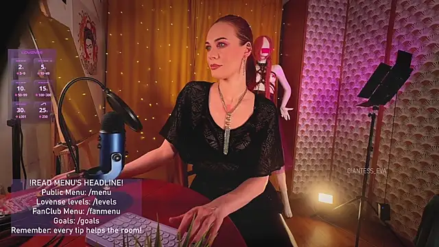 Giantess Eva online show from April 19, 2026, 4:52 pm