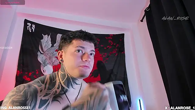 AlanRose01 online show from March 12, 2026, 2:43 pm