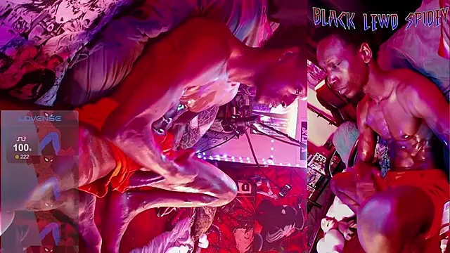 Snapshot of BlackLewdSpidey chatting on December 6, 2024, 6:53 am BlackLewdSpidey online show from December 6, 2024, 6:53 am