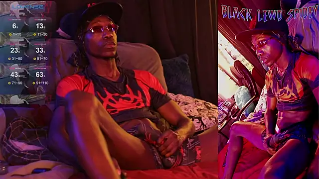 Snapshot of BlackLewdSpidey chatting on January 17, 2025, 6:15 am BlackLewdSpidey online show from January 17, 2025, 6:15 am