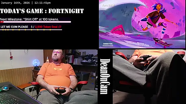 DeanonCam online show from January 16, 2026, 6:12 pm