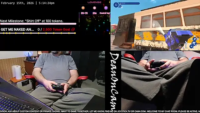 DeanonCam online show from February 15, 2026, 11:14 pm